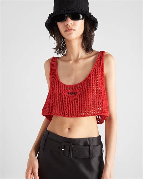 prada red top|prada tops sale.